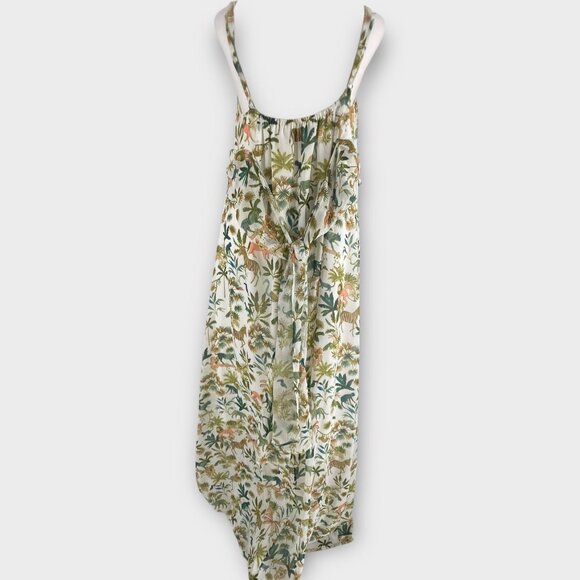 Pietro Brunelli Tropical Safari Jungle Floral Maternity Maxi Dress M - Picture 5 of 13